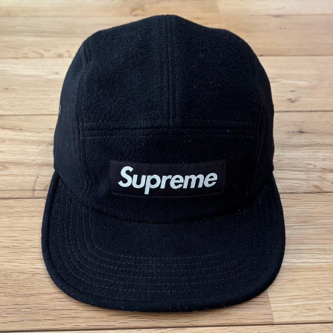 Supreme Loro Piana Wool Camp Cap ブラック 黒 - メルカリ