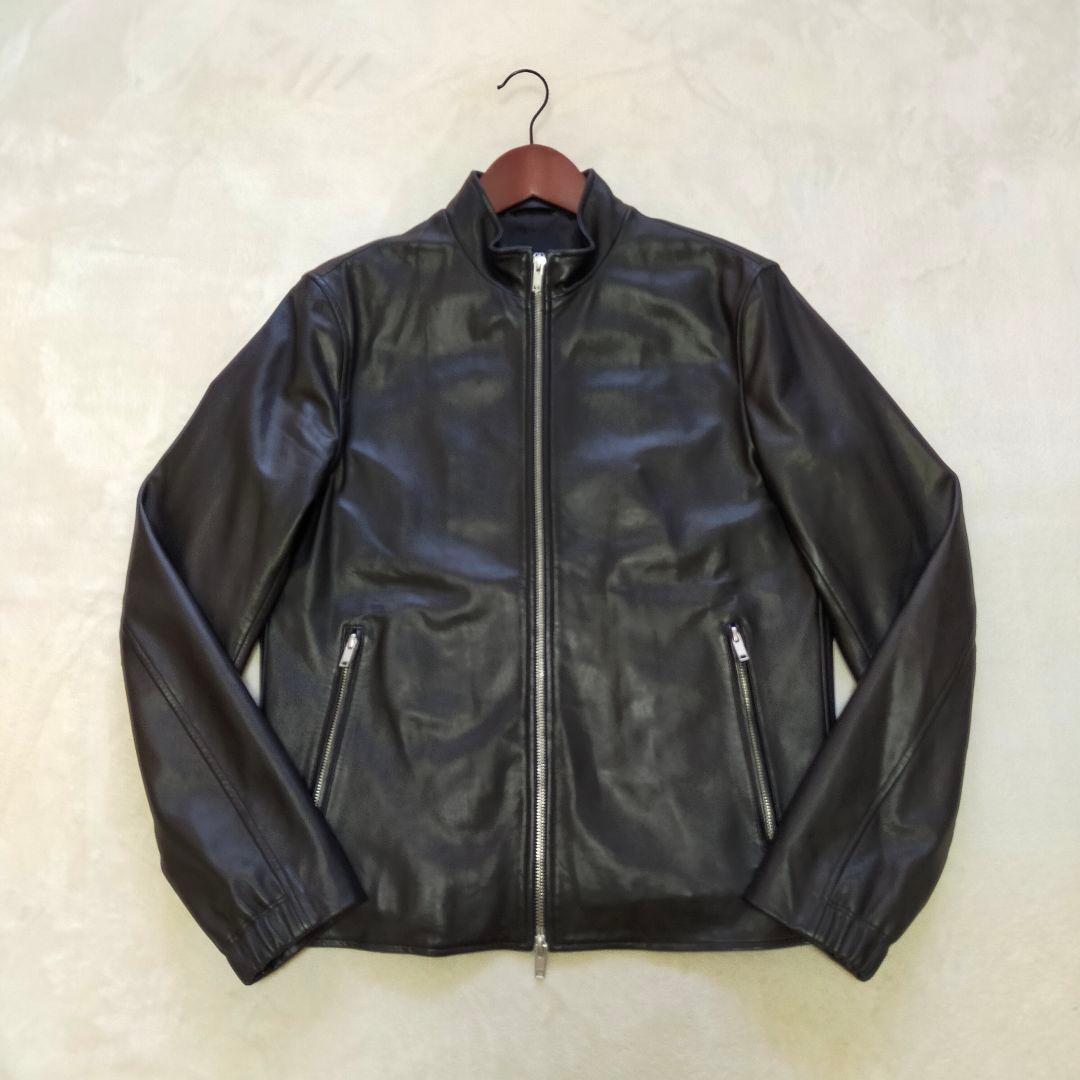 美品　Theory　シングルライダースジャケット　Sサイズ　羊革 2026年最新】Yahoo!オークション -セオリー ライダース ジャケットの