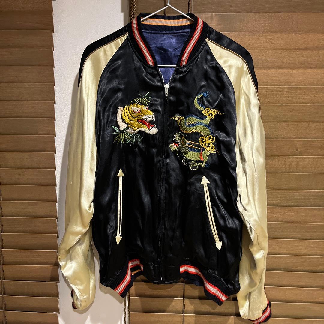 スカジャン　クロップドヘッズ　L Cropped Heads 中古・古着通販】CROPPED HEADS (クロップドヘッズ) ガシャ