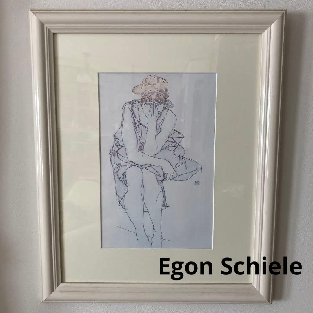 エゴン・シーレのアート作品（フレーム付き） エゴン・シーレのアート作品（フレーム付き） エゴン・シーレのアート