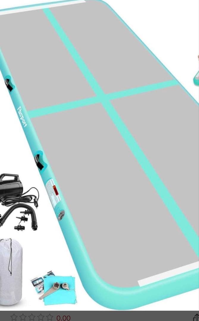 fbスポーツ　体操　エアマット　ブルー　3m