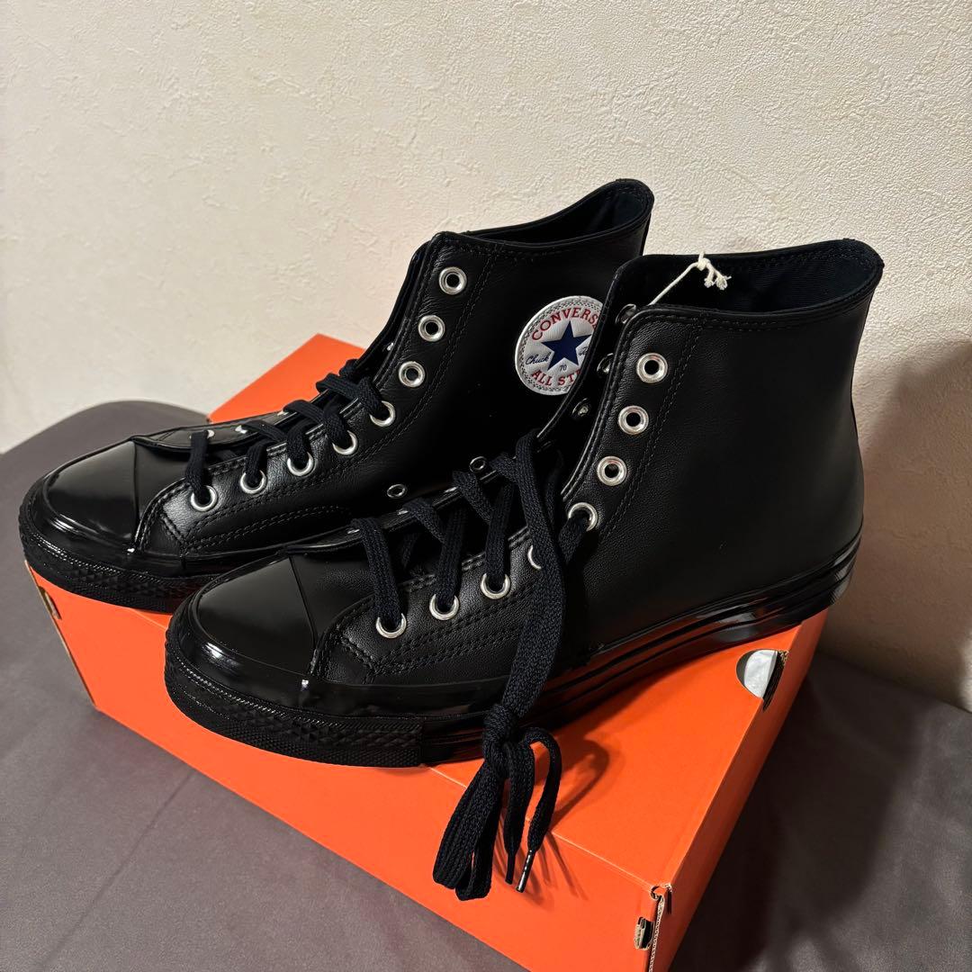 韓国限定】コンバース チャックテイラー ct70 ブラック レザー 28cm