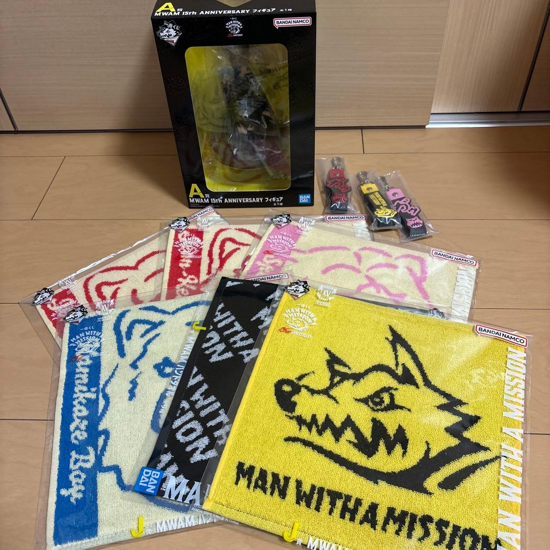 一番くじMAN WITH A MISSION フィギュアセット 🐺MAN WITH A MISSION🐺 一番くじ ⚡️MAN WITH A MISSION 15th