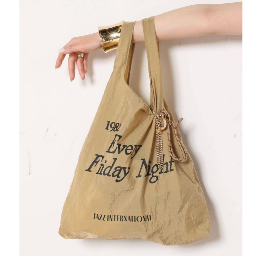 【SKIN/スキン】別注フォルダブルパッカブルトートwithチャーム