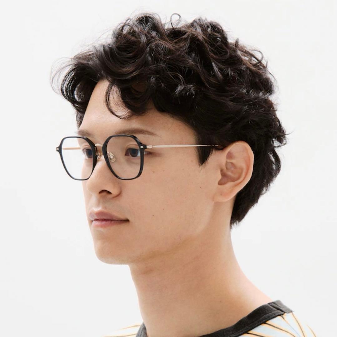 JINS コンビネーションチタニウム　メガネUUF-25S-149 ブラック