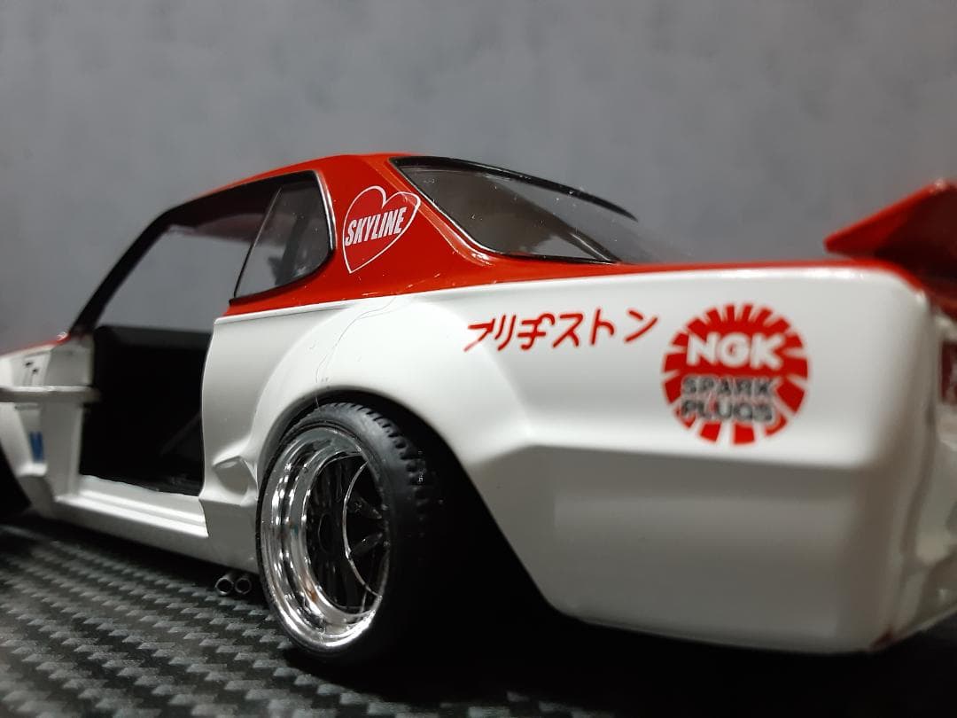 1/24 Hachette Vol.200 日産 箱スカ GT-R カスタム改 - メルカリ