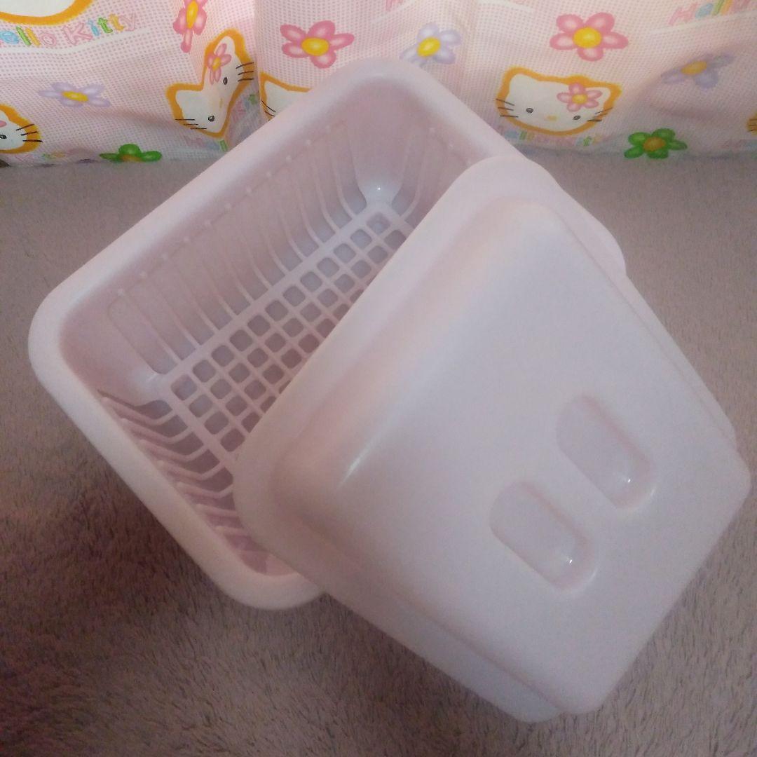 サンリオ ハローキティ いちごキティ 食器カゴ 水切りカゴ キッチン