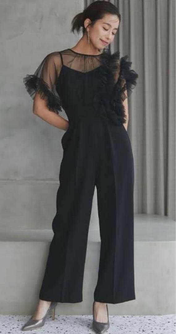 LAGUNAMOON LADYチュールドッキングコンビネゾン【ブラックL】