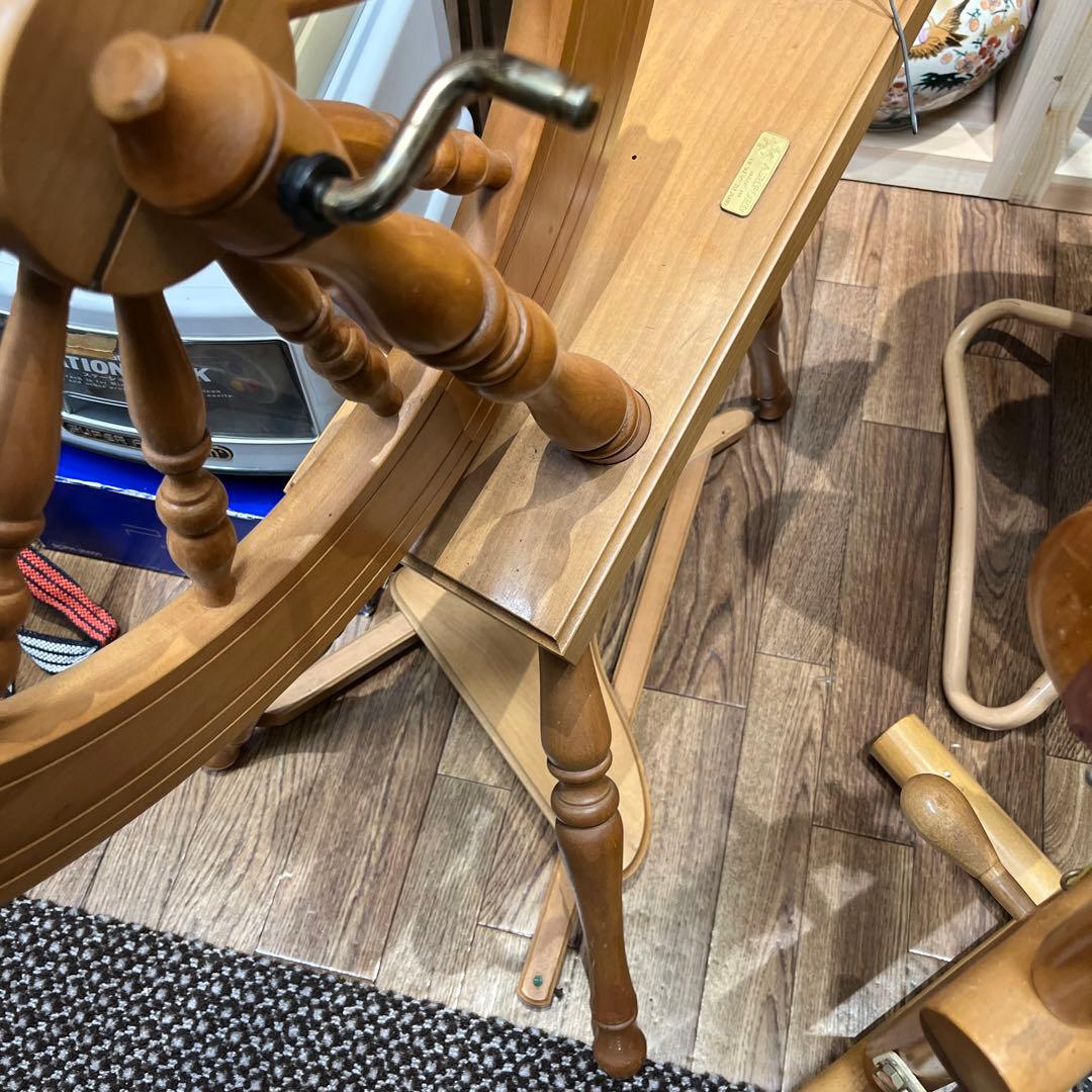 糸紡ぎ車 糸車 ASHFORD アシュフォード 糸紡ぎ機 糸巻 お家時間 - メルカリ