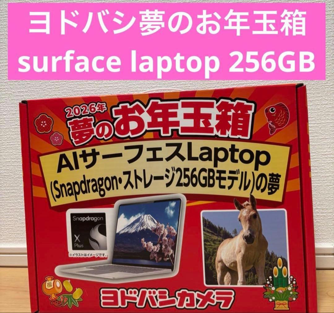 ヨドバシ 福袋 AIサーフェスLaptop Snapdragon 256GBの夢