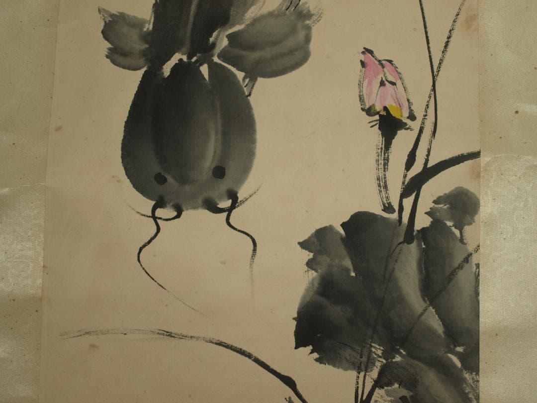 中国明時代の掛軸 作 激安骨董品 肉筆保証 博物館保管品 BD197A10-3