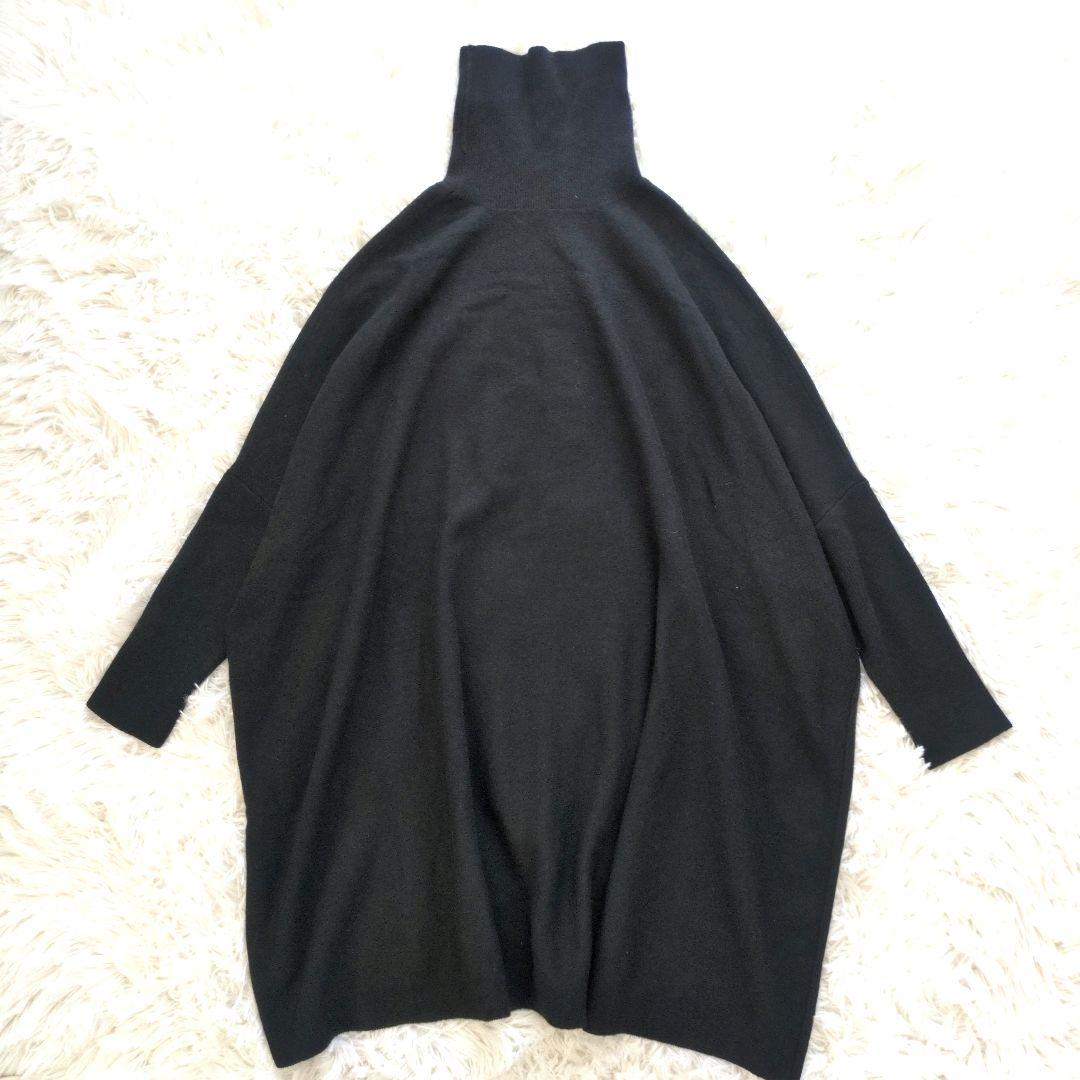 24AW 美品✨ビッグニットタートルネック タートルネック ゆったり 黒