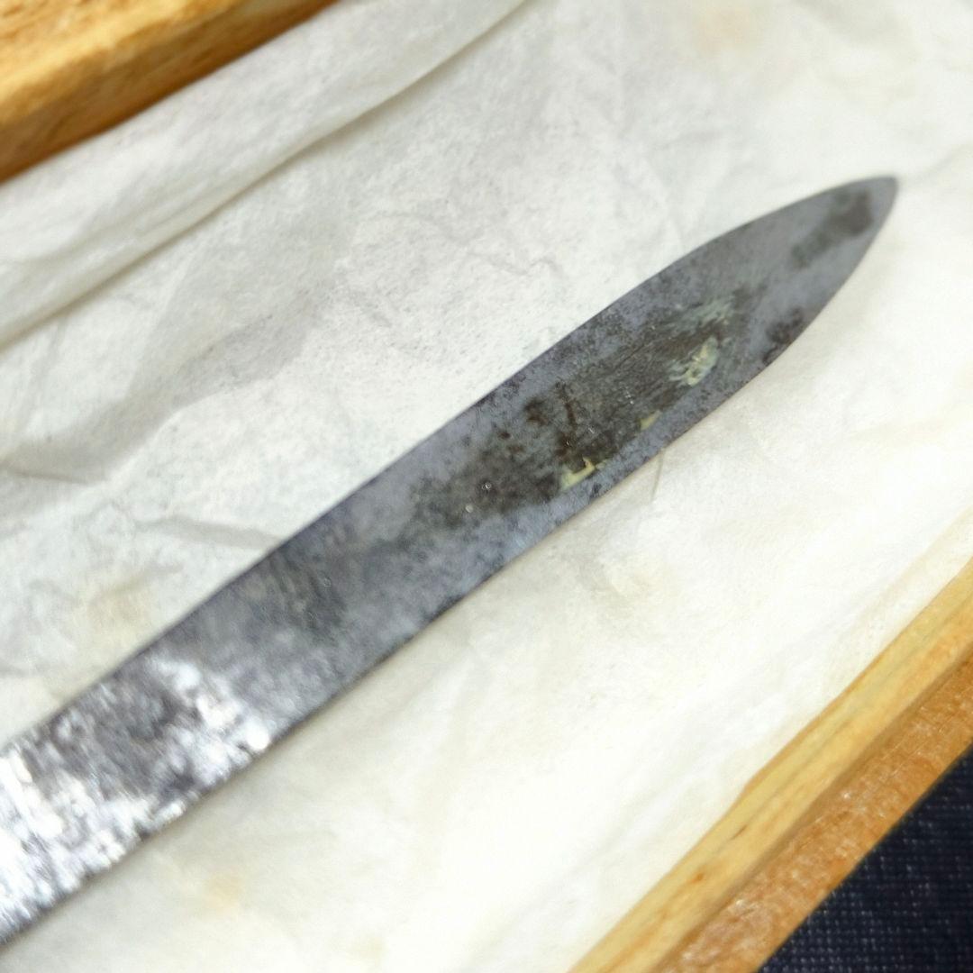 馬針 鉄地 江戸骨董 長さ10cm 本物 珍品 武具刀装具 旧家蔵出蒐集家