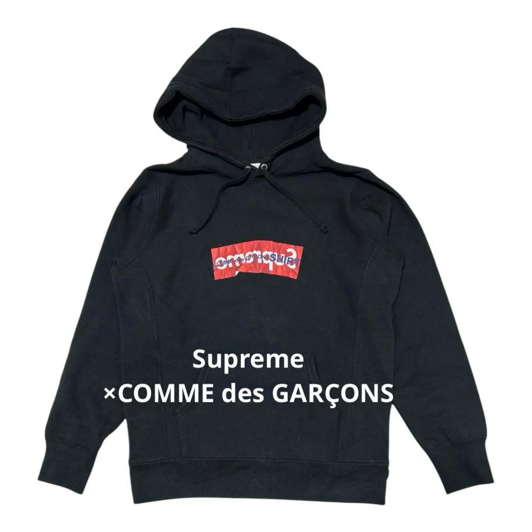 シュプリーム x コムデギャルソン シャツ Box Logo パーカー S