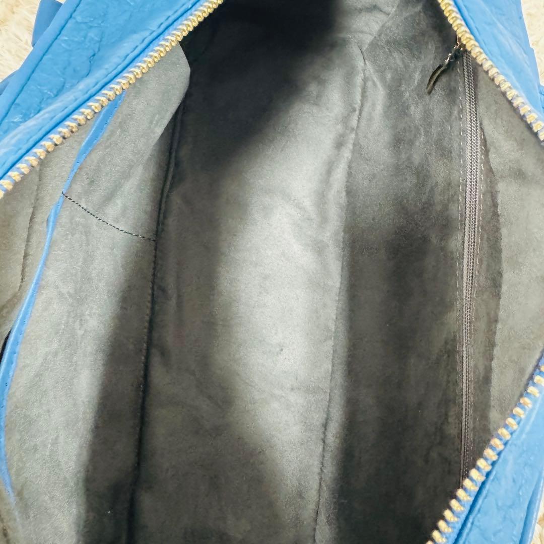 未使用品 YU HAMANO オーストリッチ 高級 ダックスバッグ レザー