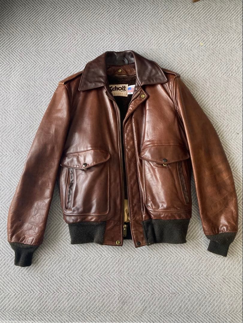 Schott USA 184SM ボア レザージャケット ヴィンテージ