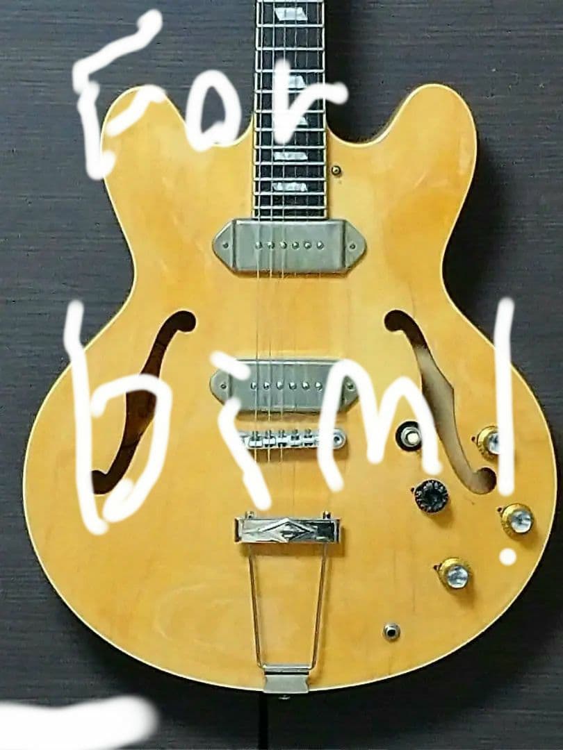 エピフォン カジノ NA： 2013年製 ・ジョンレノン仕様モディファイ