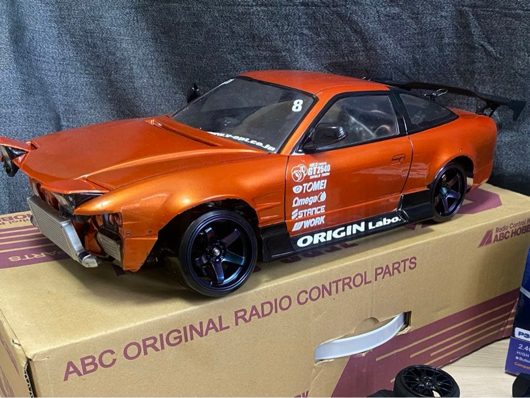 ラジコン1/10 180sx カスタムボディー ※リアのみポスト穴あり