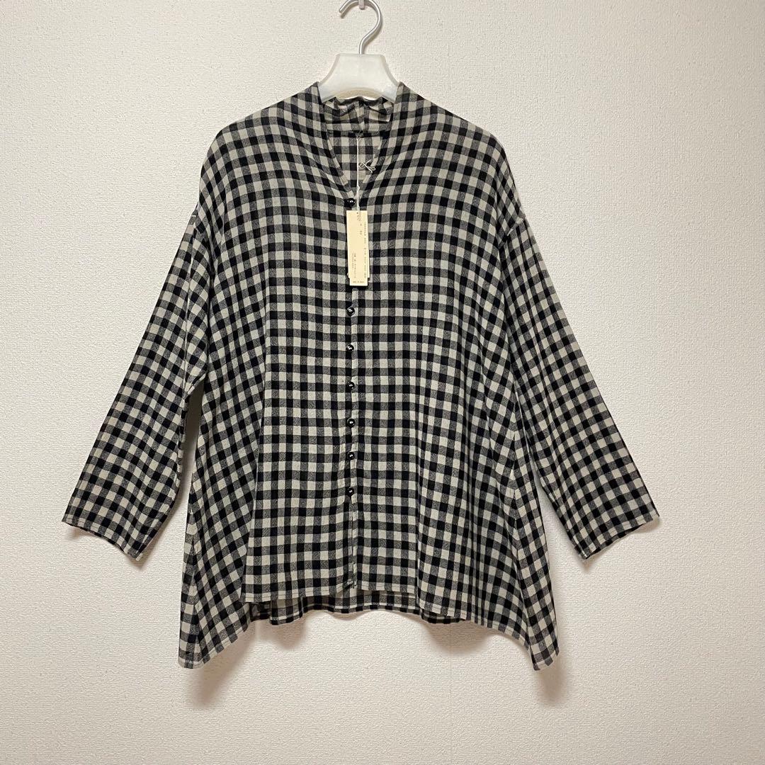 Jurgen Lehl ババグーリ チェック Aラインチュニックシャツ
