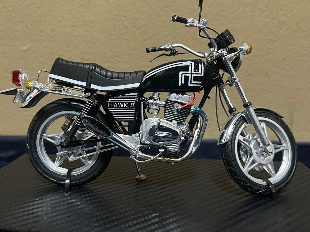 ママン様専用』HONDA HAWK II プラモデル完成品（マイキーバブ仕様
