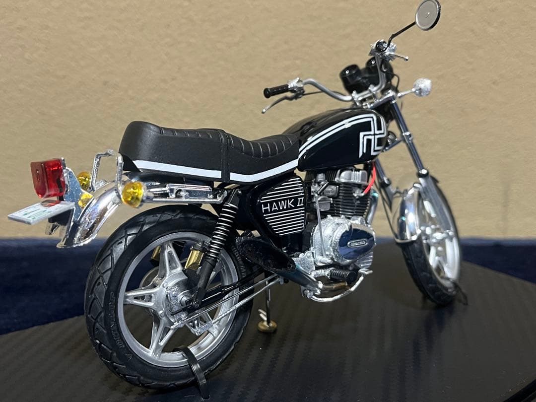 ママン様専用』HONDA HAWK II プラモデル完成品（マイキーバブ仕様