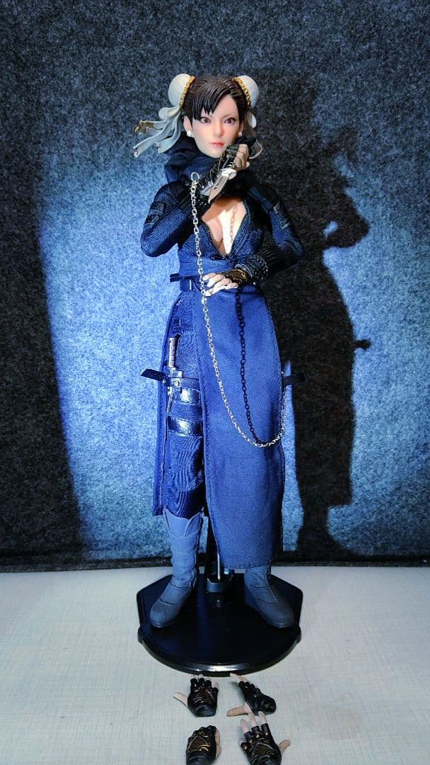 CAPCOM.1/6.春麗.[暗殺者(黒ver)]眼球可動!12/25迄の出品!