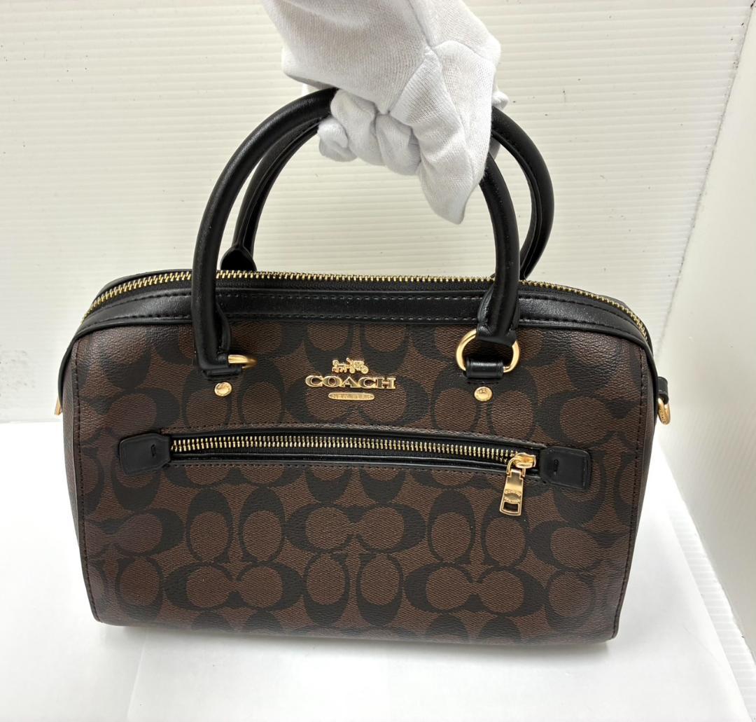 25O12-037 コーチ 2wayバッグ ブラウン F83607 ブランド - メルカリ