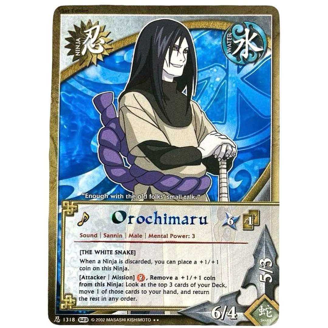 NARUTO 英語 カード 大蛇丸 忍1318 レア‼️ - メルカリ