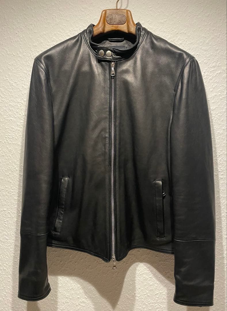 EMMETI × 千場義雅 コラボ 菅原靴店 シングルライダース サイズ48