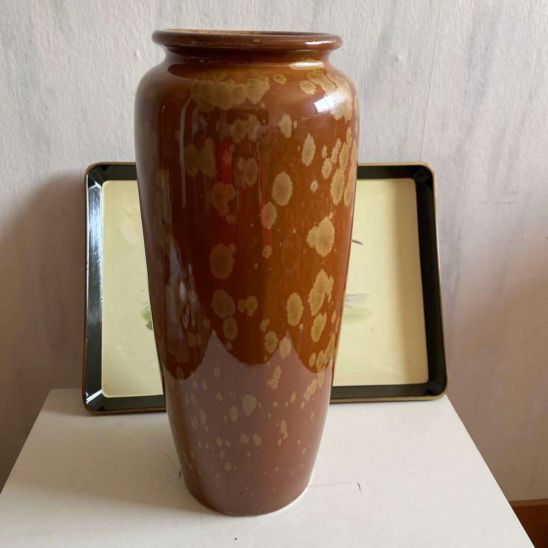 窯変の花瓶　高さ30cm