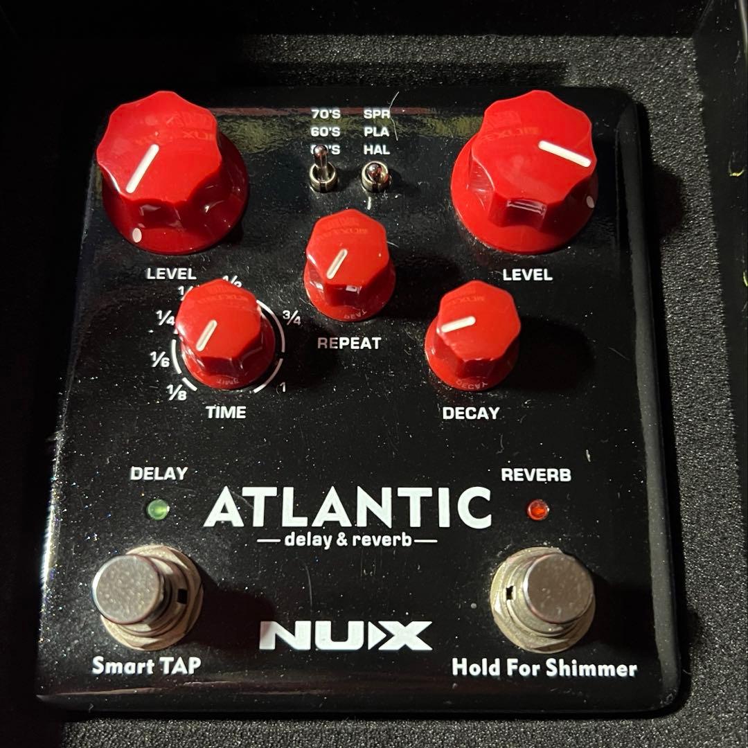 「１月2日」NUX ATLANTIC ディレイ&リバーブ NAMM2018:エコーペダル】-NUX- “Atlantic – Delay & Reverb” 全6モード