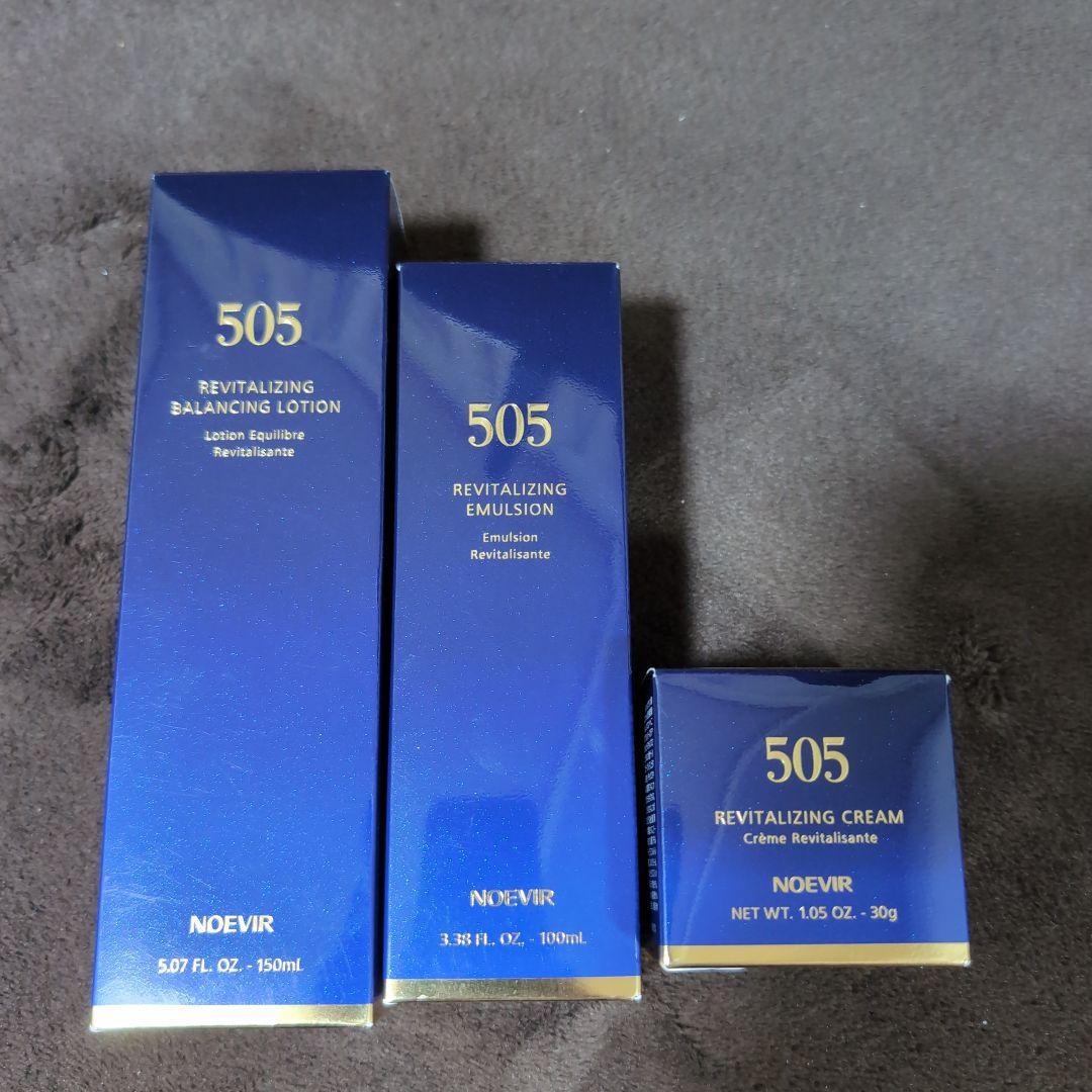 ノエビア 505 ①薬用スキンローション　②薬用ミルクローション　③薬用クリーム