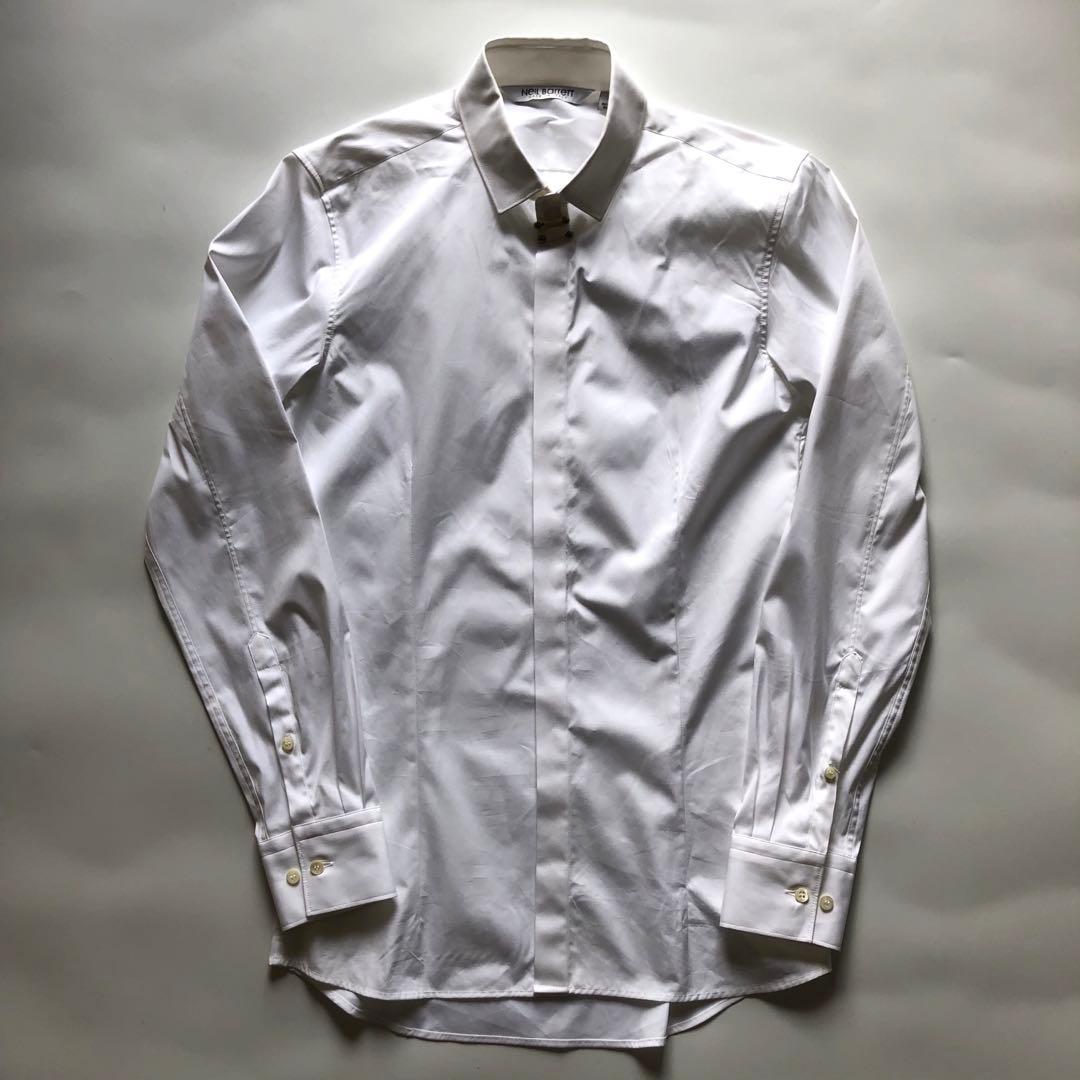 ★美品★ニールバレット ドレスシャツ ボディピアス 白 フェティッシュ モード