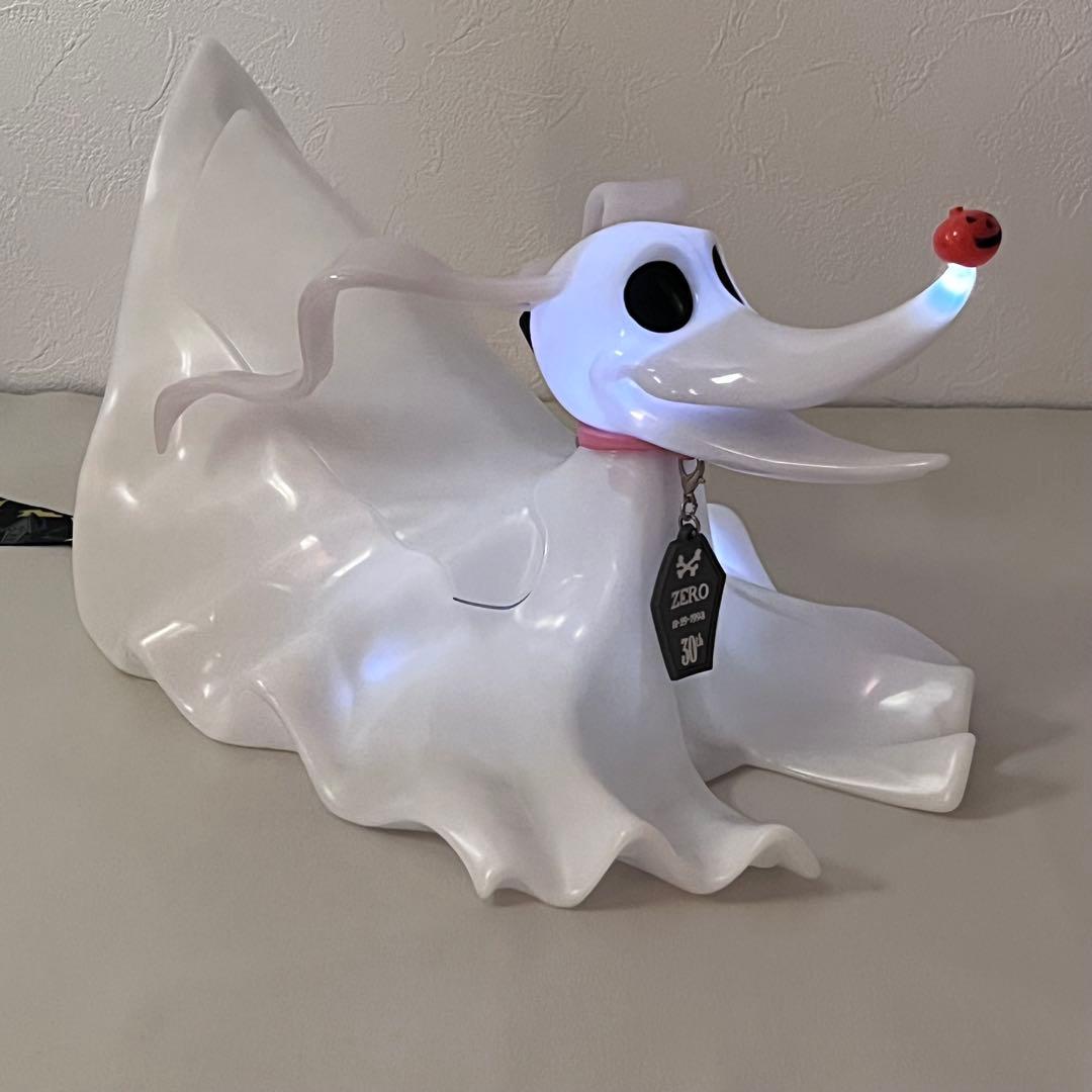 Disney ナイトメア ゼロ ポップコーンバケット 30周年 電池入 点灯 ナイトメアービフォアクリスマス USDL2023 ゼロ・フルボディライト