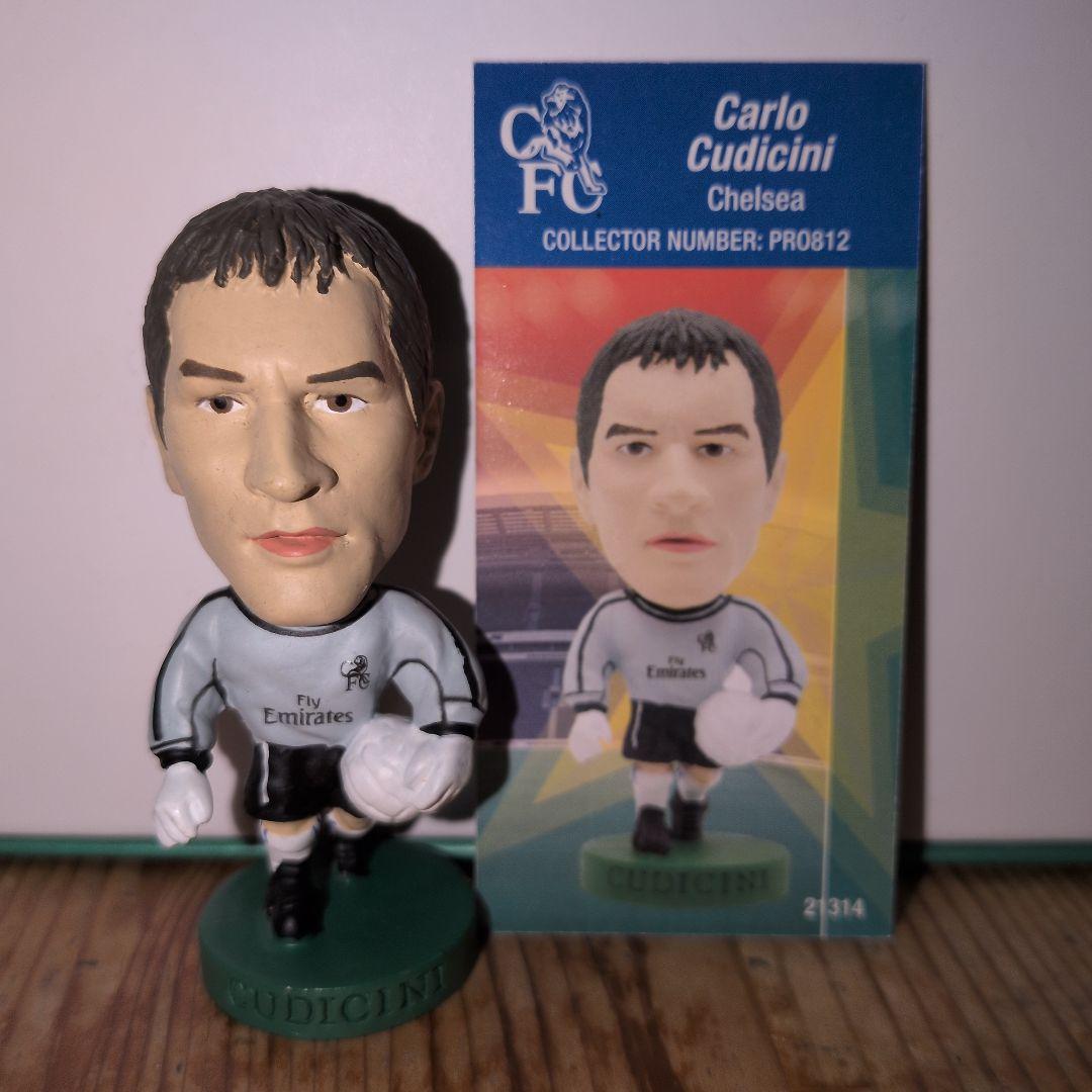 灰【貴重】クディチーニ チェルシー コリンシアン サッカーフィギュア