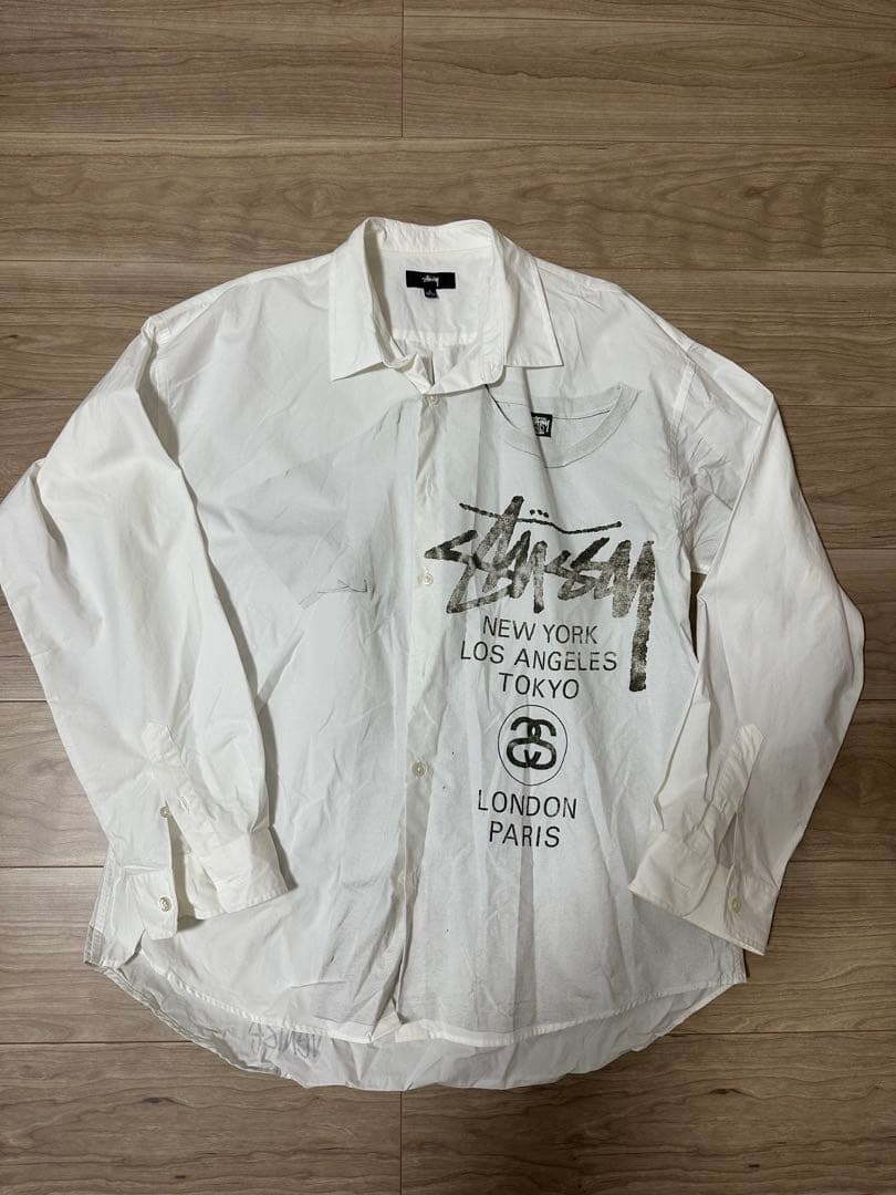 STUSSY 22AW WORLD TOUR SHIRT ステューシー