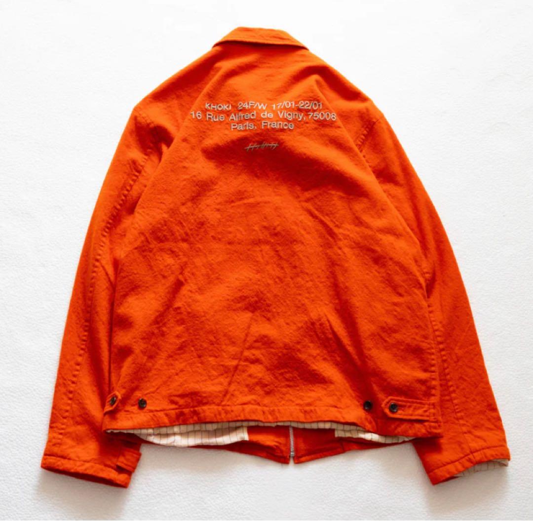 khoki wool zip up jacket ウール ジャケット 刺繍