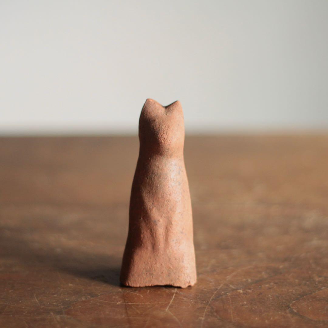 古い 今戸焼 鉄砲狐 No.7 郷土人形 民芸 古道具 アンティーク オブジェ