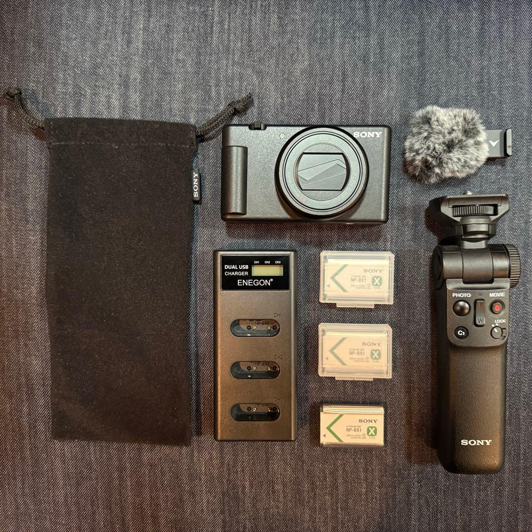 SONYコンデジ VLOGCAM ZV-1 II シューティンググリップキット