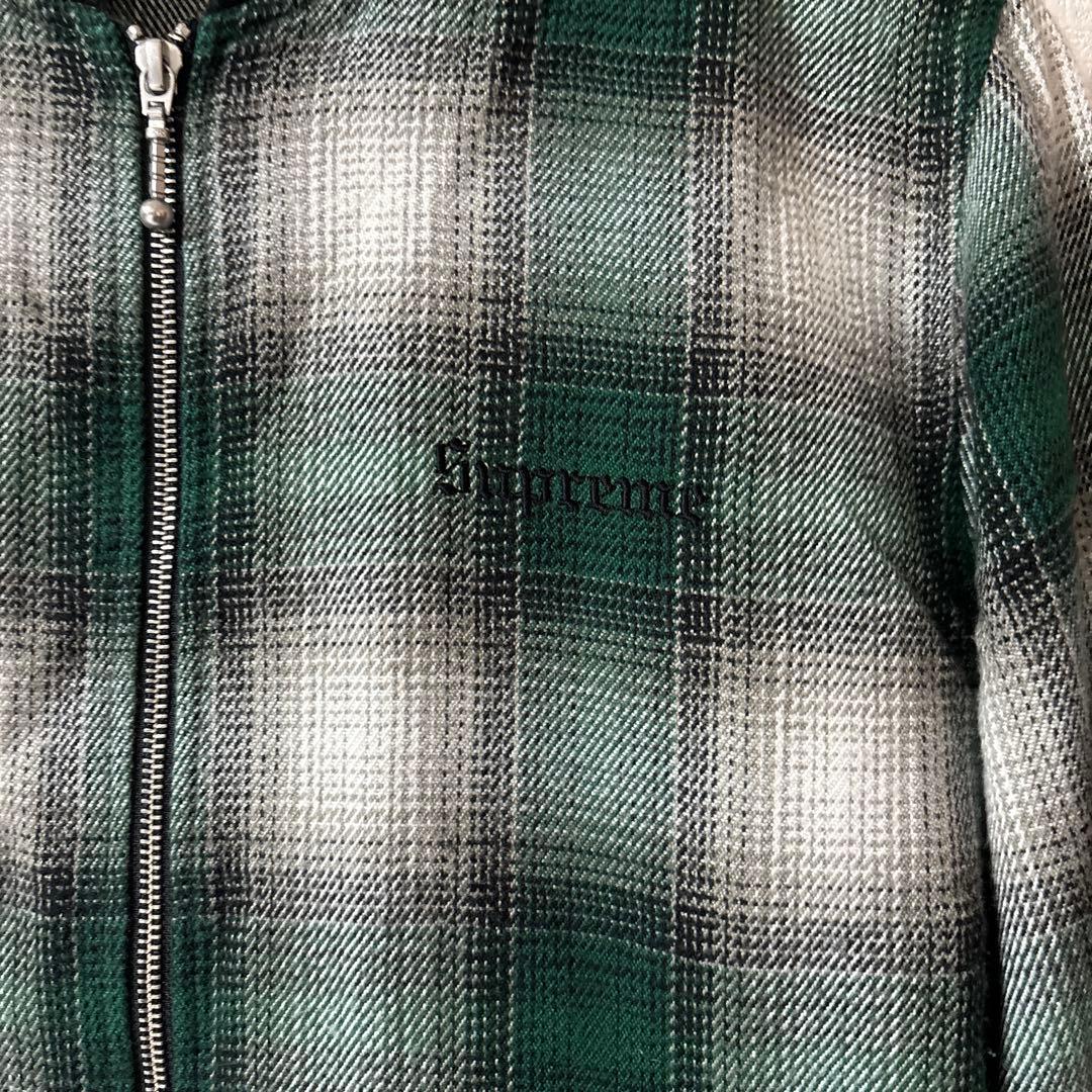 最終値下げ‼️Supreme Shadow Plaid Bomber Jacket - メルカリ