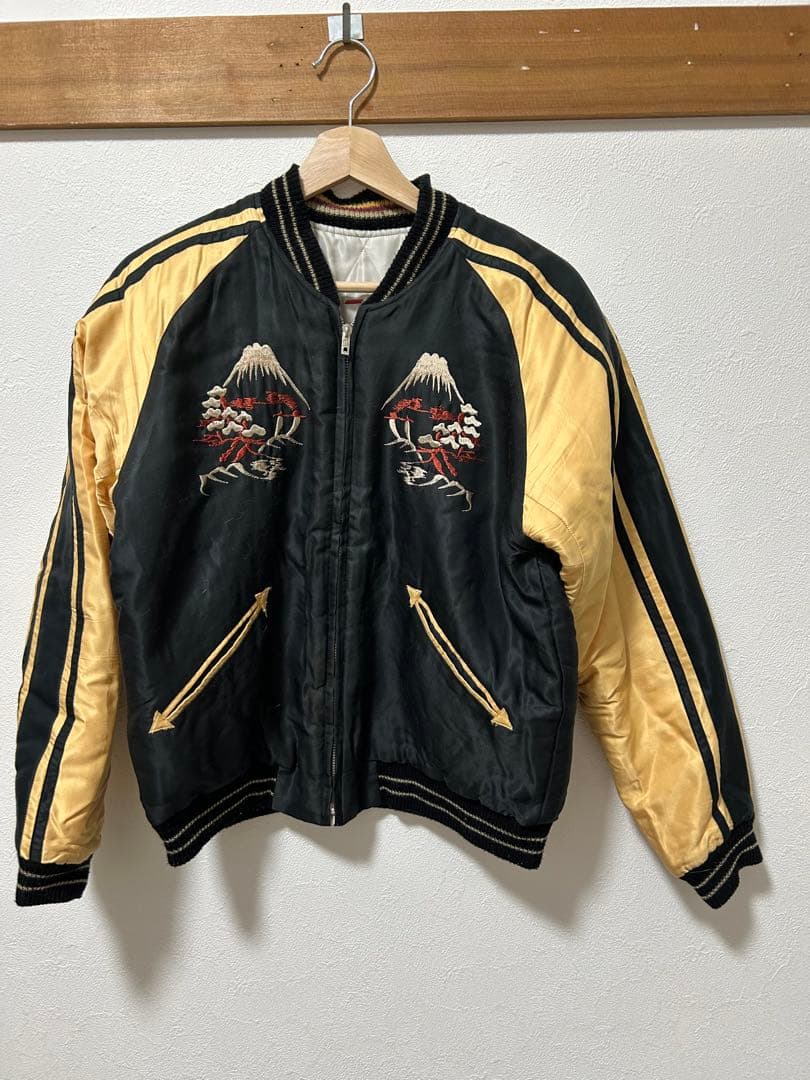 テーラー東洋　スカジャン　リバーシブル　MISAWA black dragon