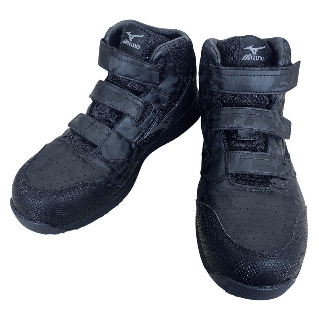 専用　mizuno ミズノ　26.5cm 安全靴 迷彩柄 黒 ブラック