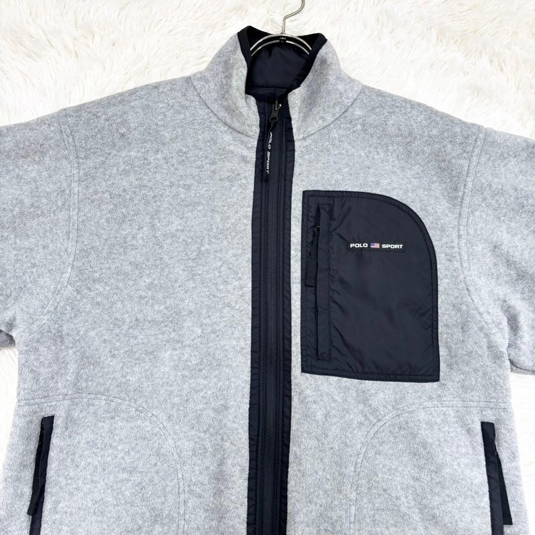 ポロスポーツ ラルフローレン ジャンパー リバーシブル フリース L