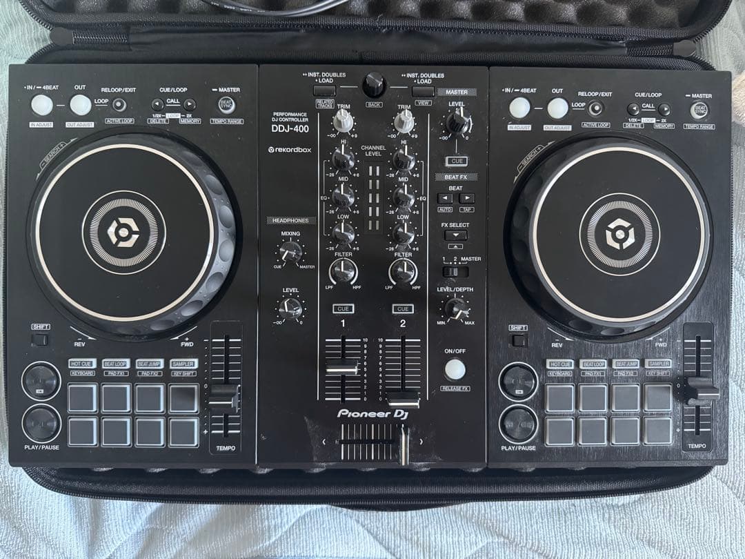 DJ機材 DDJ-400 DDJ-400 - 2-channel DJ controller for rekordbox dj (Black)