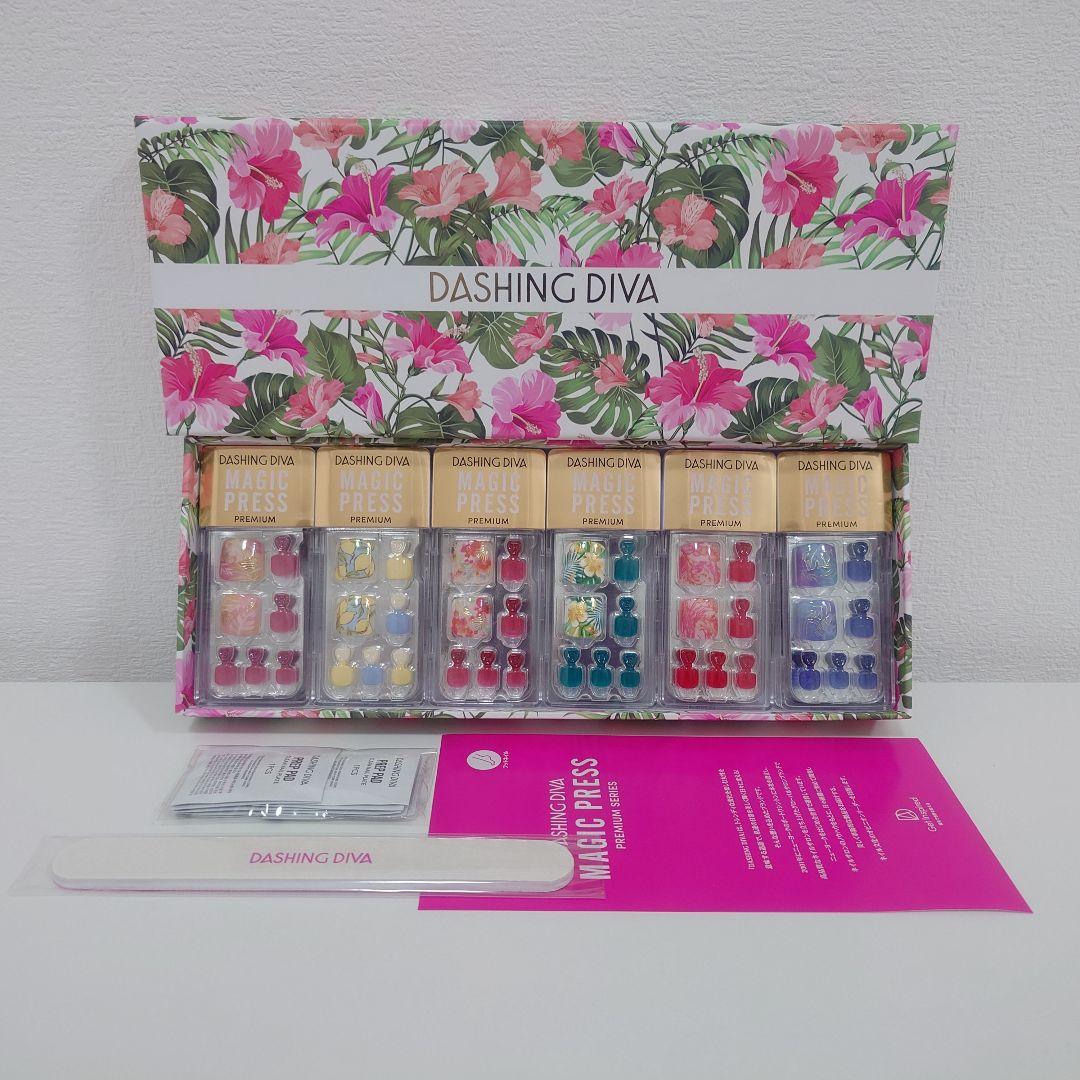 DASHING DIVA マジックプレス プレミアム ネイルチップ フットネイル