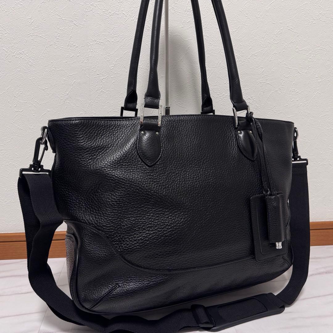 ペッレモルビダ メイデンヴォヤージュ 2way レザートートバッグ 黒 A4PC