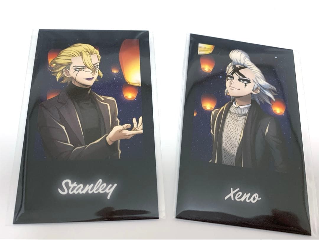 Dr.STONE スカイランタン イラストカード スタンリー ゼノ ゲン 龍水