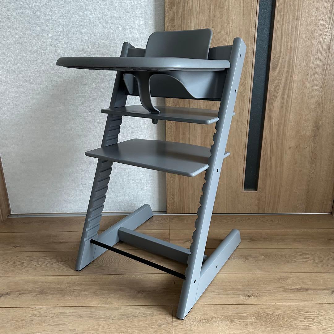 人気 ストッケ トリップトラップ ストームグレー シリアル5 ベビー