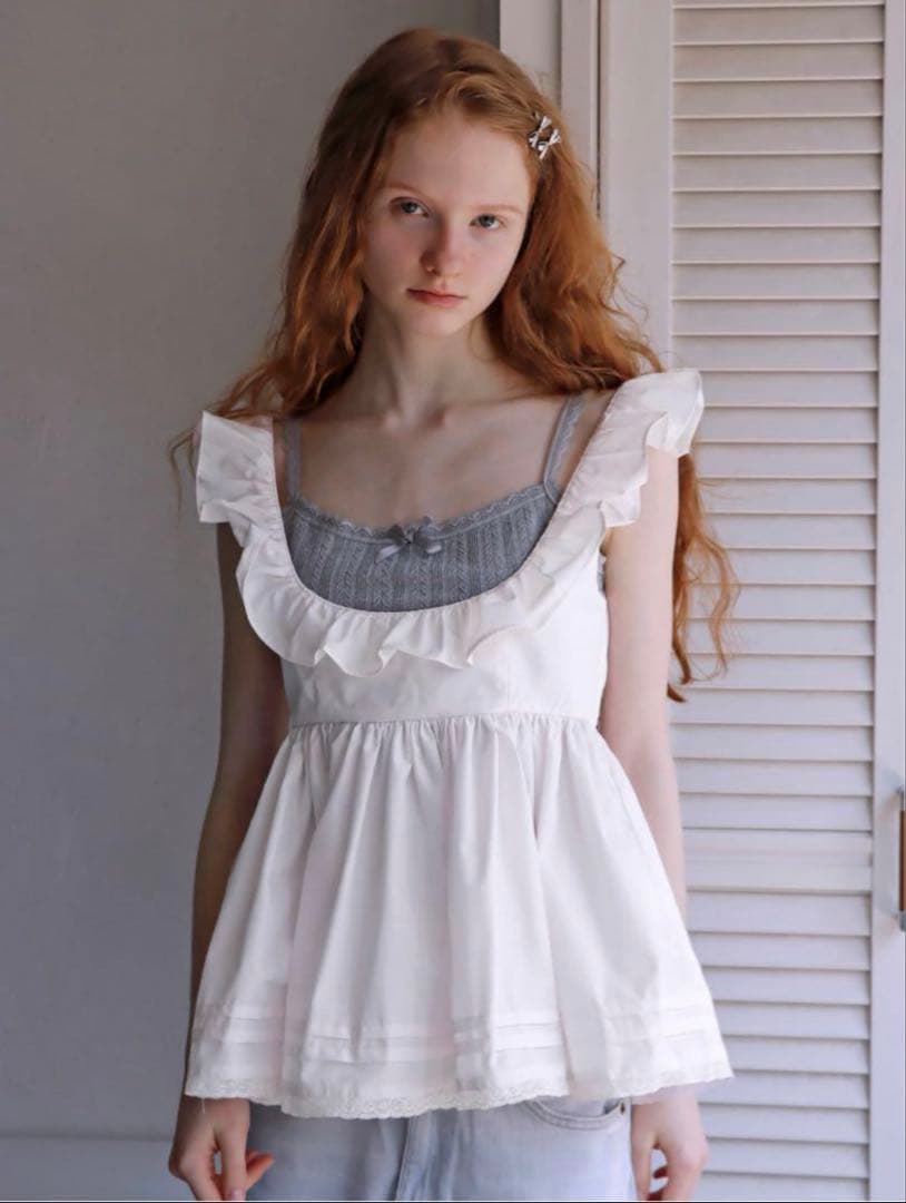 【mieya mieya】PETIT APLON TOP 新品 未使用　未開封