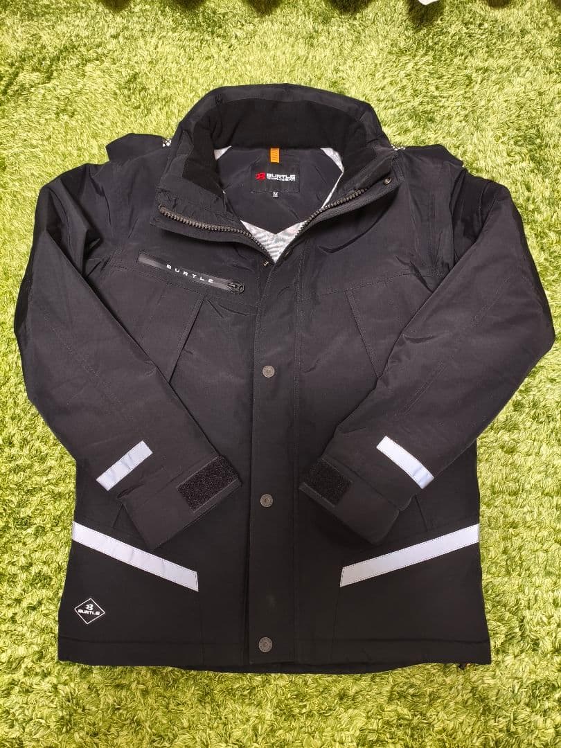 【ほぼ未使用】 BURTLE バートル 7610 防水防寒　上下　セットM 黒